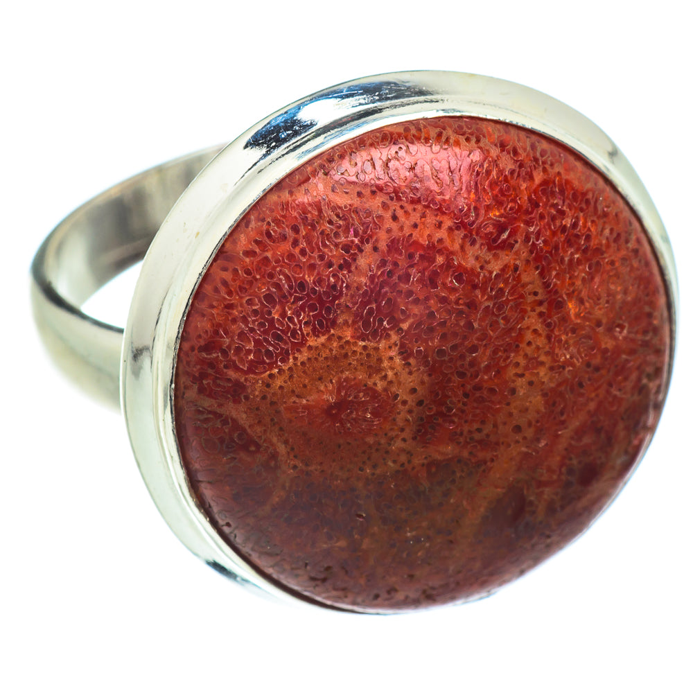 Sponge Coral Rings handcrafted by Ana Silver Co - RING42033