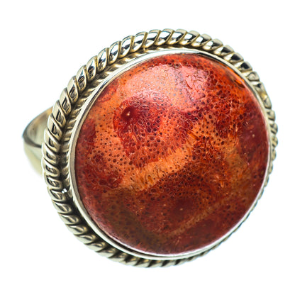 Sponge Coral Rings handcrafted by Ana Silver Co - RING42136