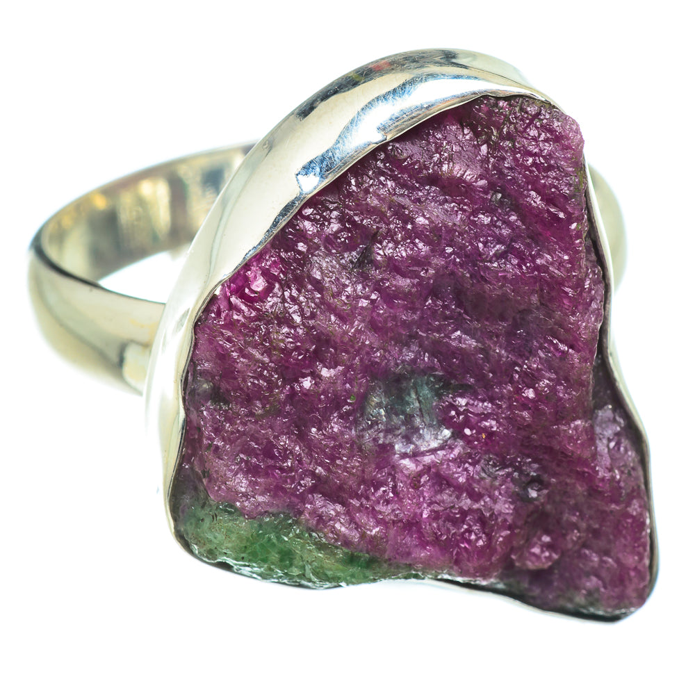 Ruby Zoisite Rings handcrafted by Ana Silver Co - RING42259