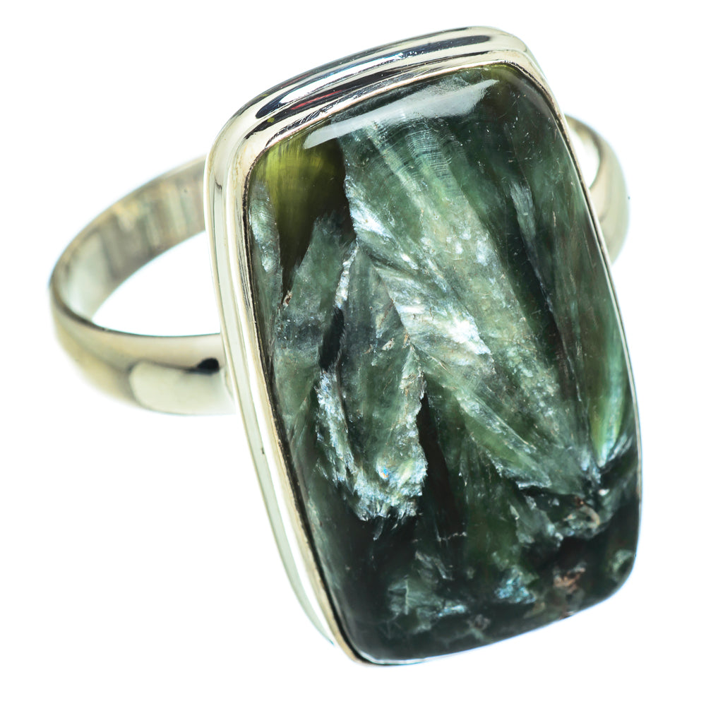 Seraphinite Rings handcrafted by Ana Silver Co - RING42343