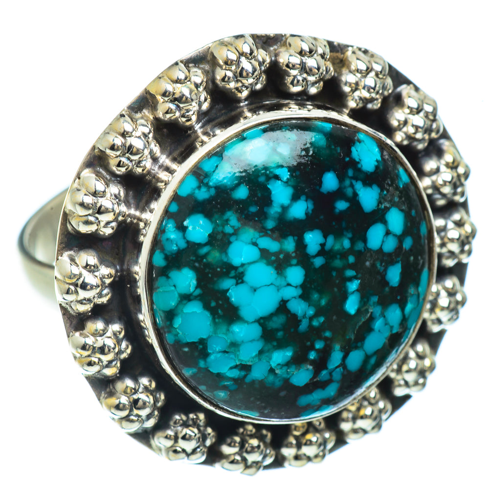 Tibetan Turquoise Rings handcrafted by Ana Silver Co - RING42375
