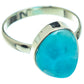 Larimar Rings handcrafted by Ana Silver Co - RING42569