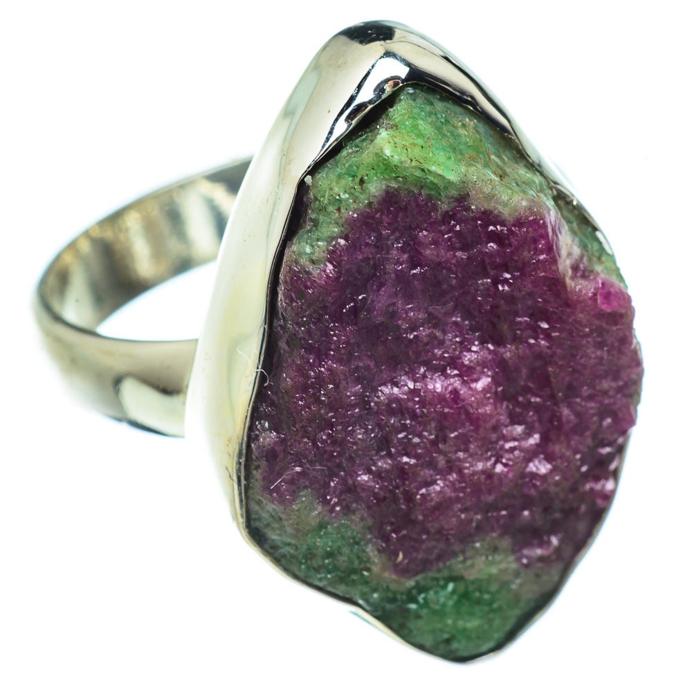 Ruby Zoisite Rings handcrafted by Ana Silver Co - RING42647