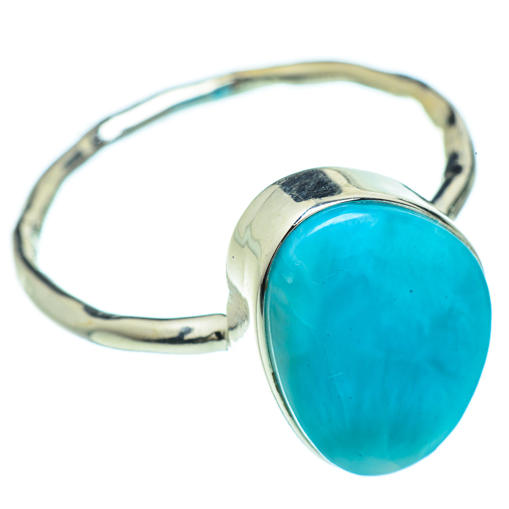 Larimar Rings handcrafted by Ana Silver Co - RING42674