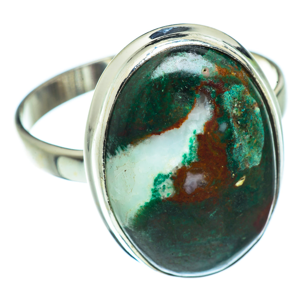 Chrysocolla Rings handcrafted by Ana Silver Co - RING42692