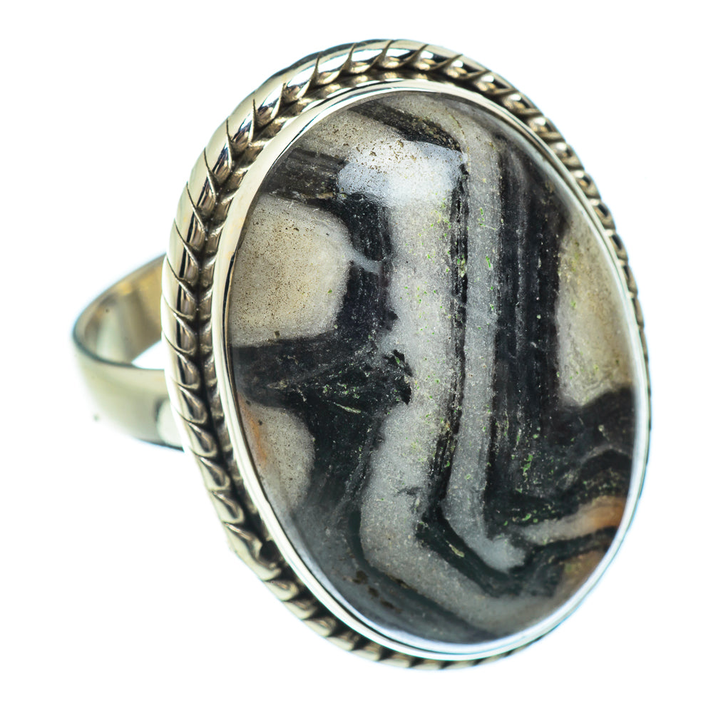 Pinolith Jasper Rings handcrafted by Ana Silver Co - RING42720