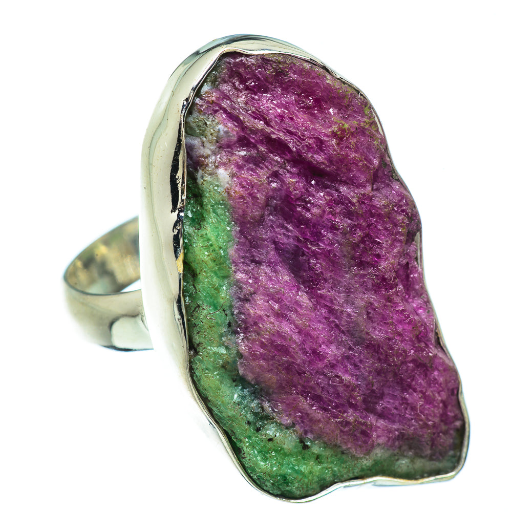 Ruby Zoisite Rings handcrafted by Ana Silver Co - RING42725
