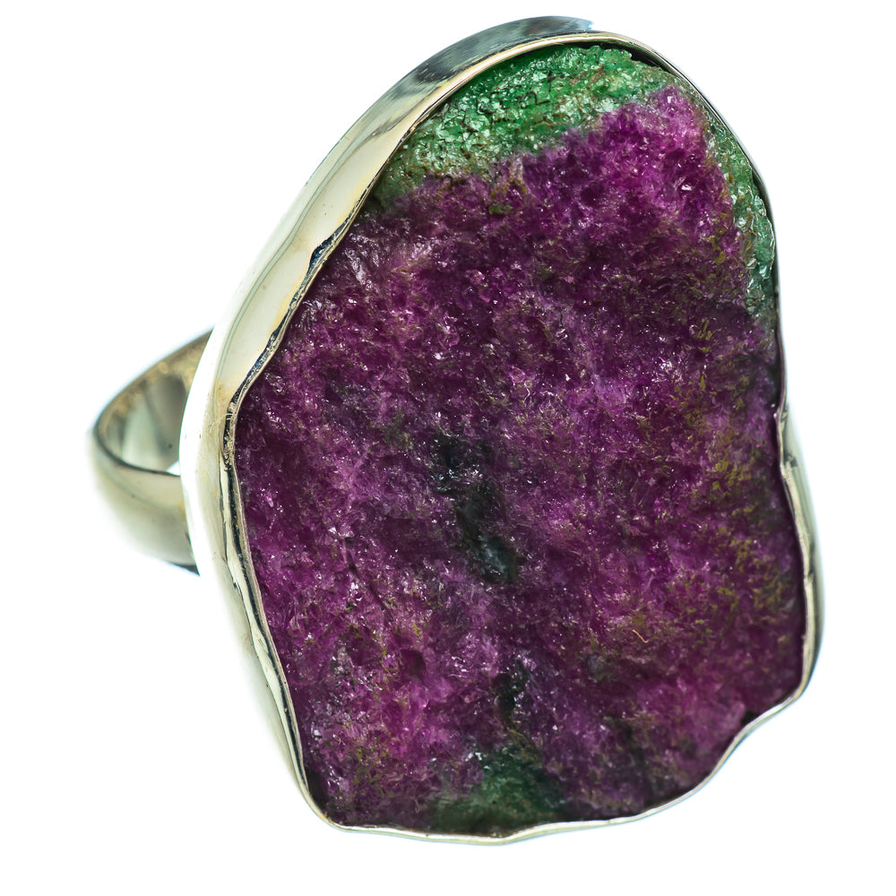 Ruby Zoisite Rings handcrafted by Ana Silver Co - RING42726