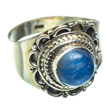 Blue Fluorite Rings handcrafted by Ana Silver Co - RING42844