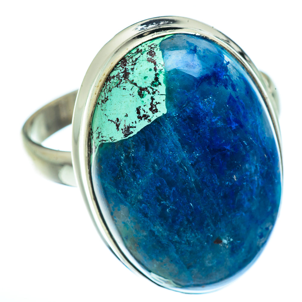 Chrysocolla In Quartz Rings handcrafted by Ana Silver Co - RING42892