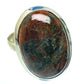 Russian Eudialyte Rings handcrafted by Ana Silver Co - RING42918