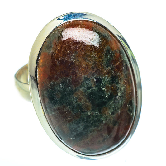 Russian Eudialyte Rings handcrafted by Ana Silver Co - RING42918