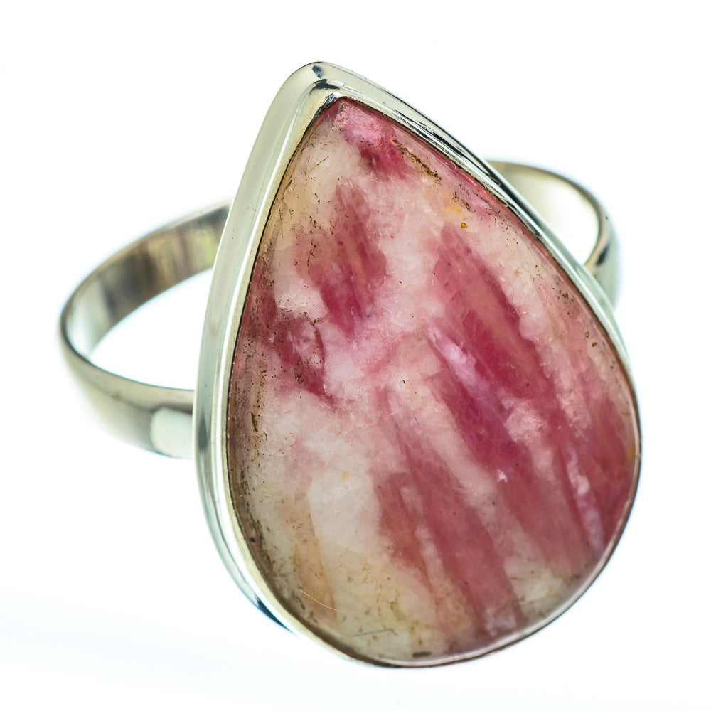 Pink Tourmaline In Quartz Rings handcrafted by Ana Silver Co - RING43009