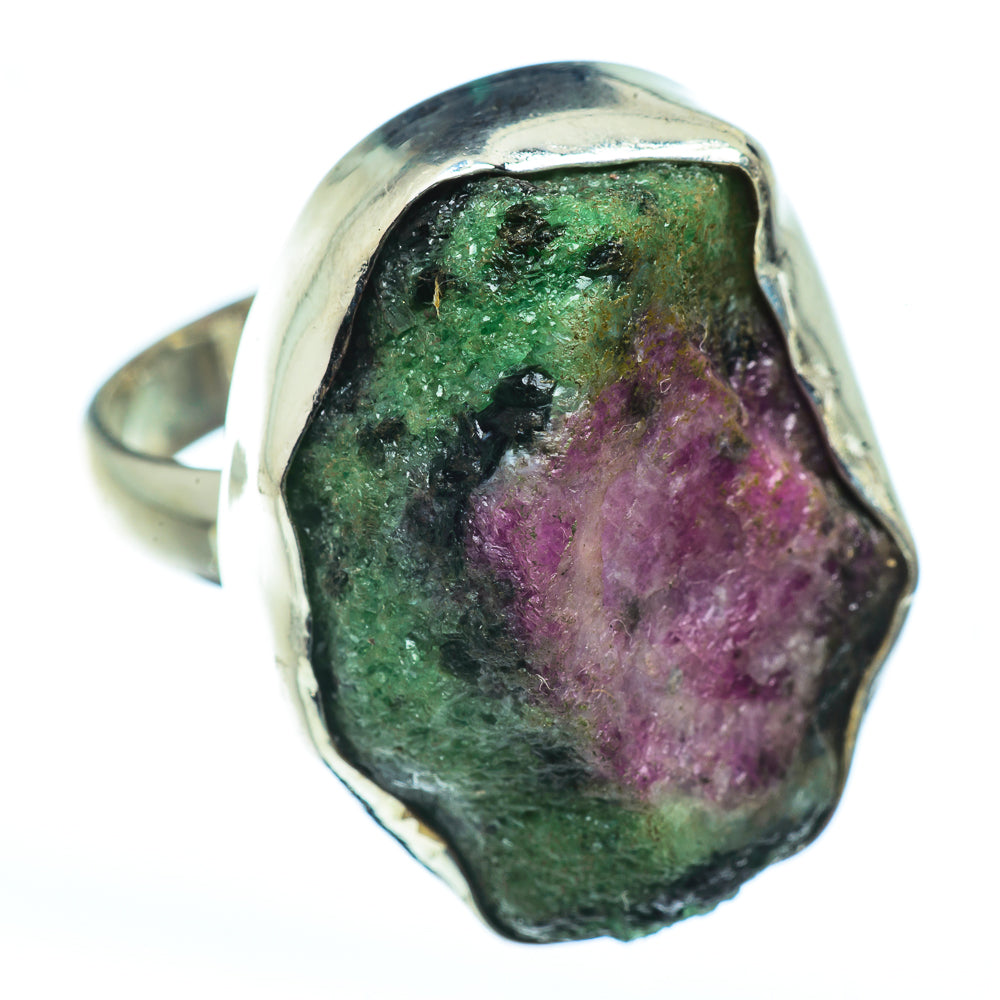 Ruby Zoisite Rings handcrafted by Ana Silver Co - RING43016