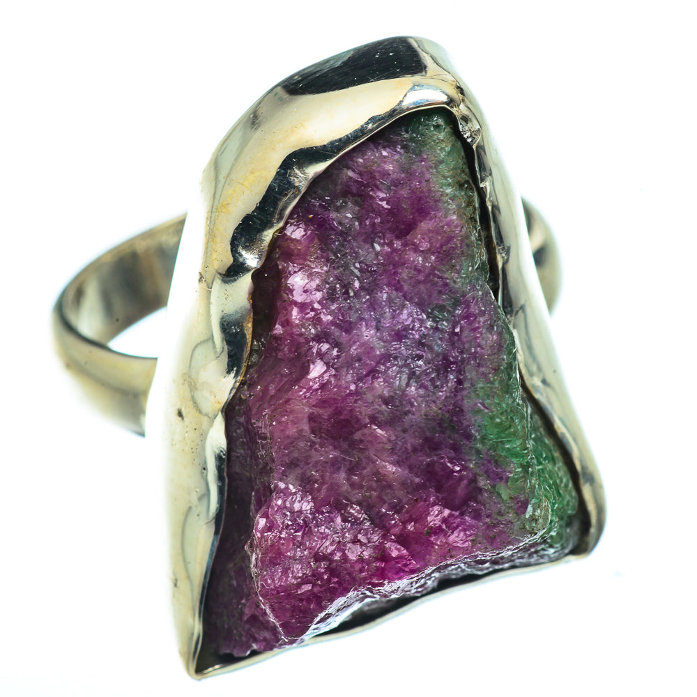 Ruby Zoisite Rings handcrafted by Ana Silver Co - RING43047