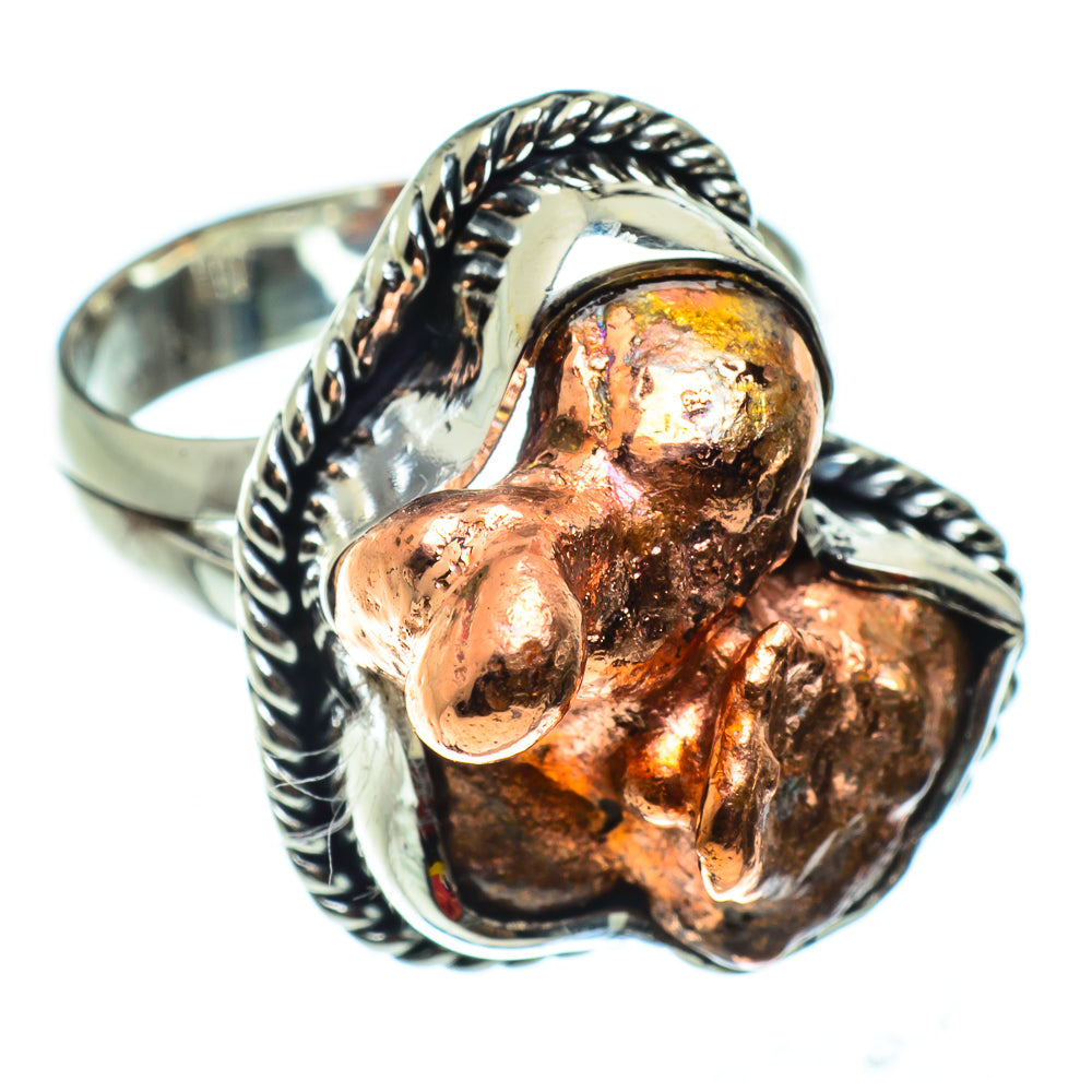 Blister Copper Rings handcrafted by Ana Silver Co - RING43107