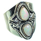 Ethiopian Opal Rings handcrafted by Ana Silver Co - RING43114