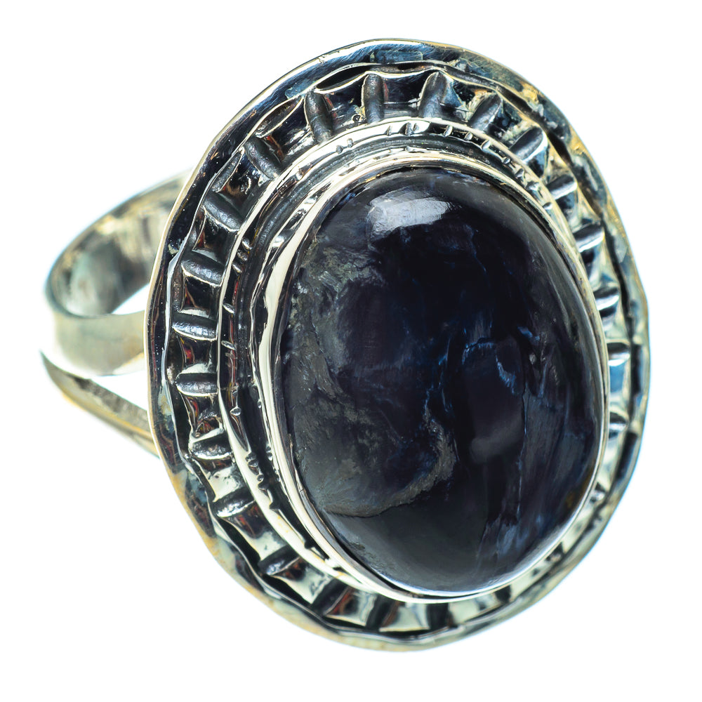 Psilomelane Rings handcrafted by Ana Silver Co - RING43216