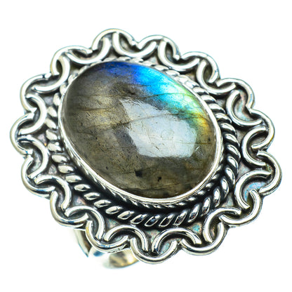 Labradorite Rings handcrafted by Ana Silver Co - RING43245
