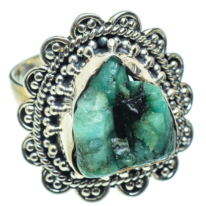 Green Tourmaline Rings handcrafted by Ana Silver Co - RING43254