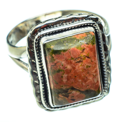 Unakite Rings handcrafted by Ana Silver Co - RING43258