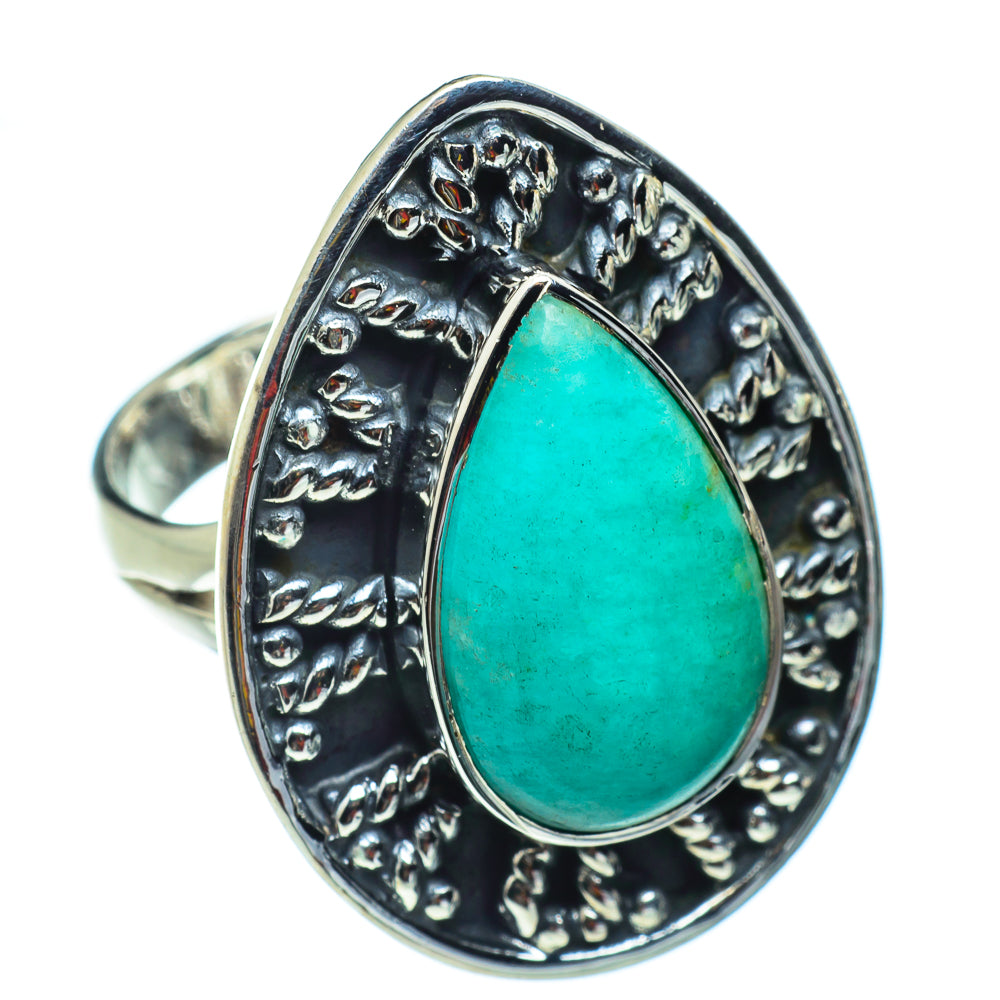 Amazonite Rings handcrafted by Ana Silver Co - RING43274