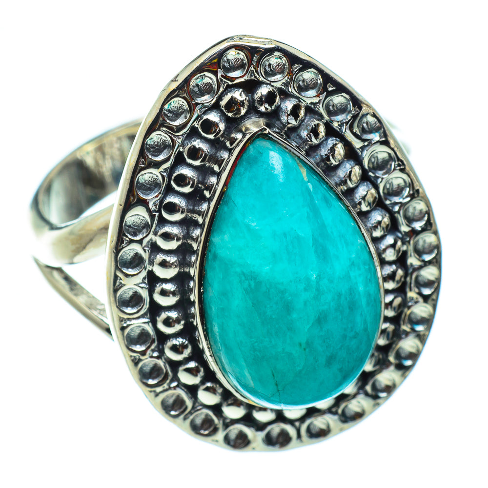Larimar Rings handcrafted by Ana Silver Co - RING43298