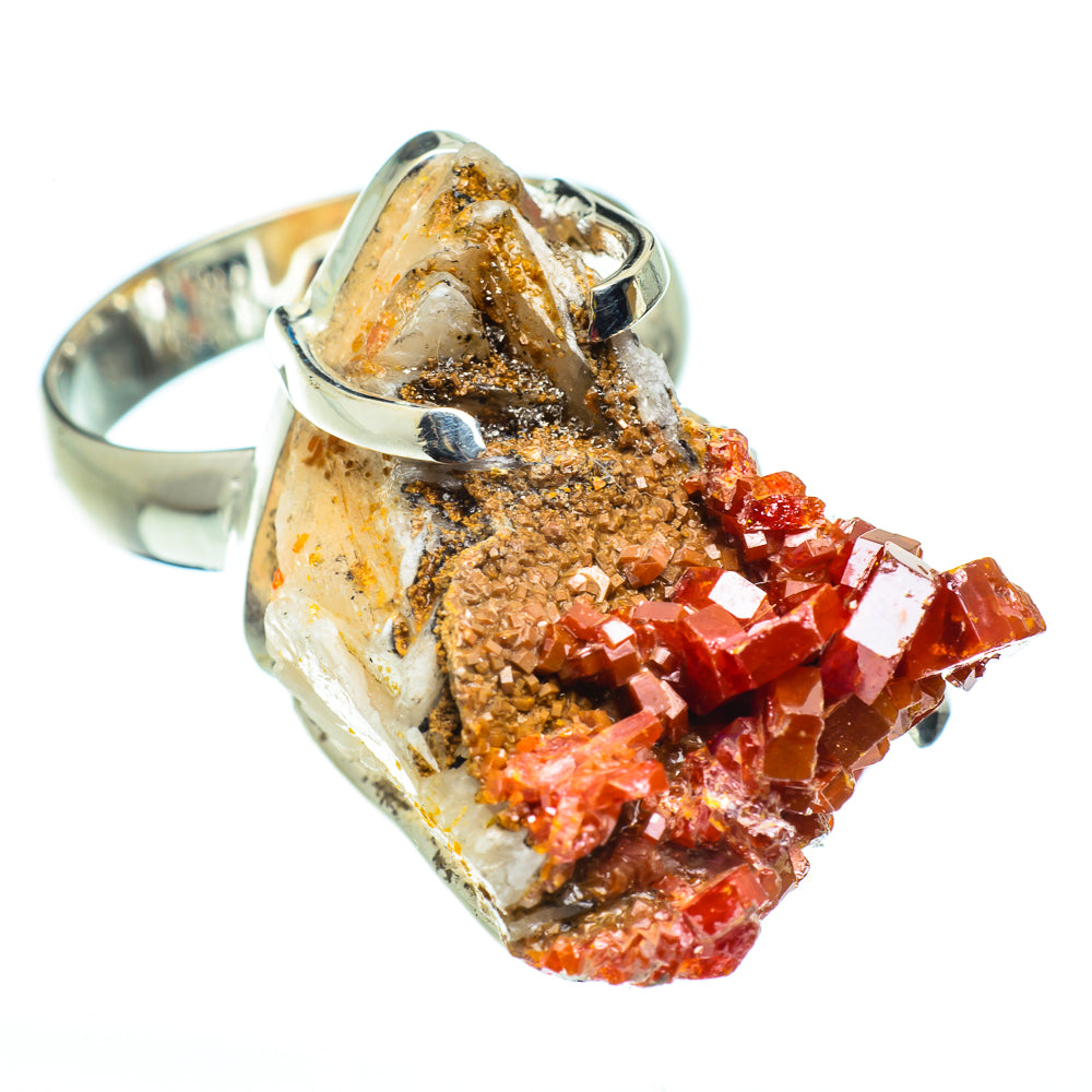 Vanadinite Rings handcrafted by Ana Silver Co - RING43357