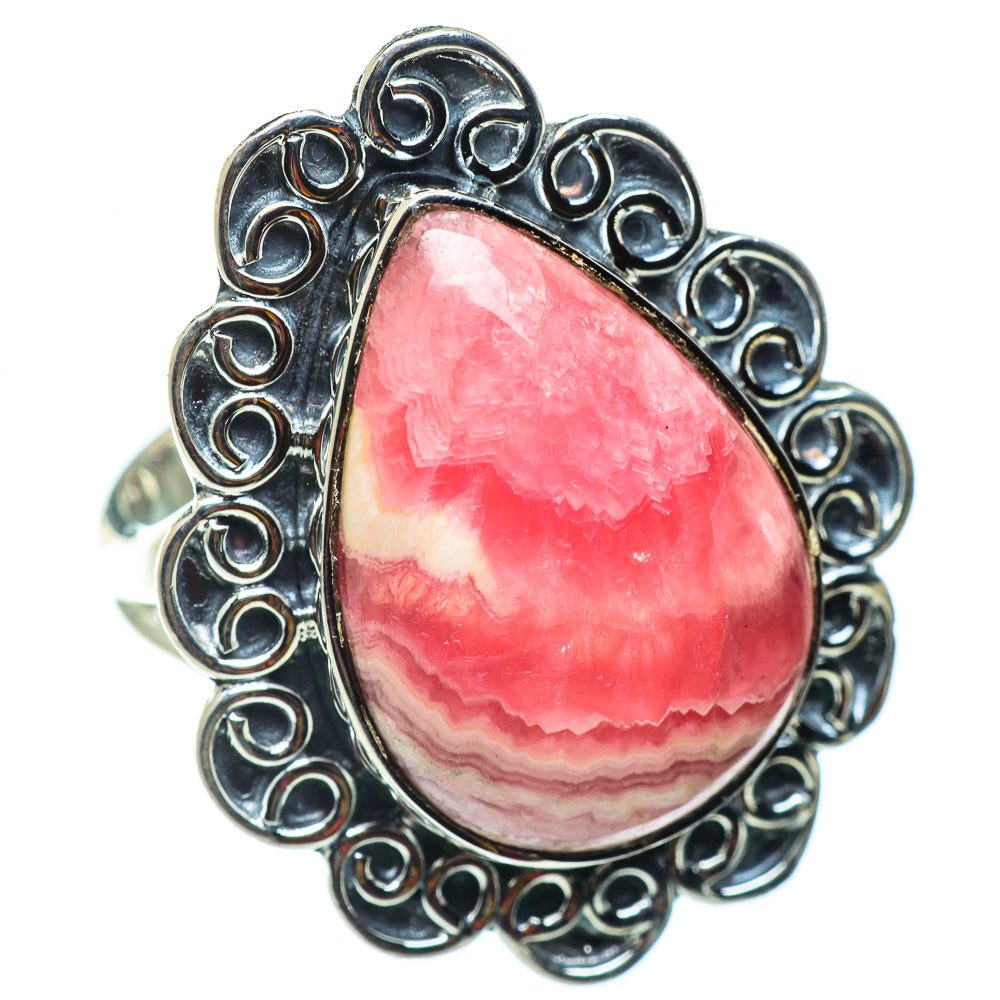 Rhodochrosite Rings handcrafted by Ana Silver Co - RING43362