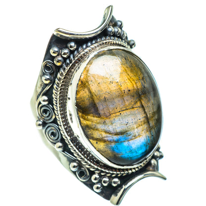 Labradorite Rings handcrafted by Ana Silver Co - RING43389