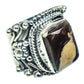Peanut Wood Jasper Rings handcrafted by Ana Silver Co - RING43437