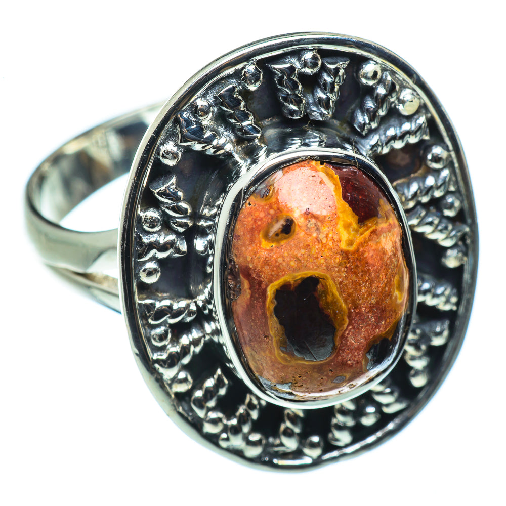 Chert Breccia Rings handcrafted by Ana Silver Co - RING43495 - Photo 2
