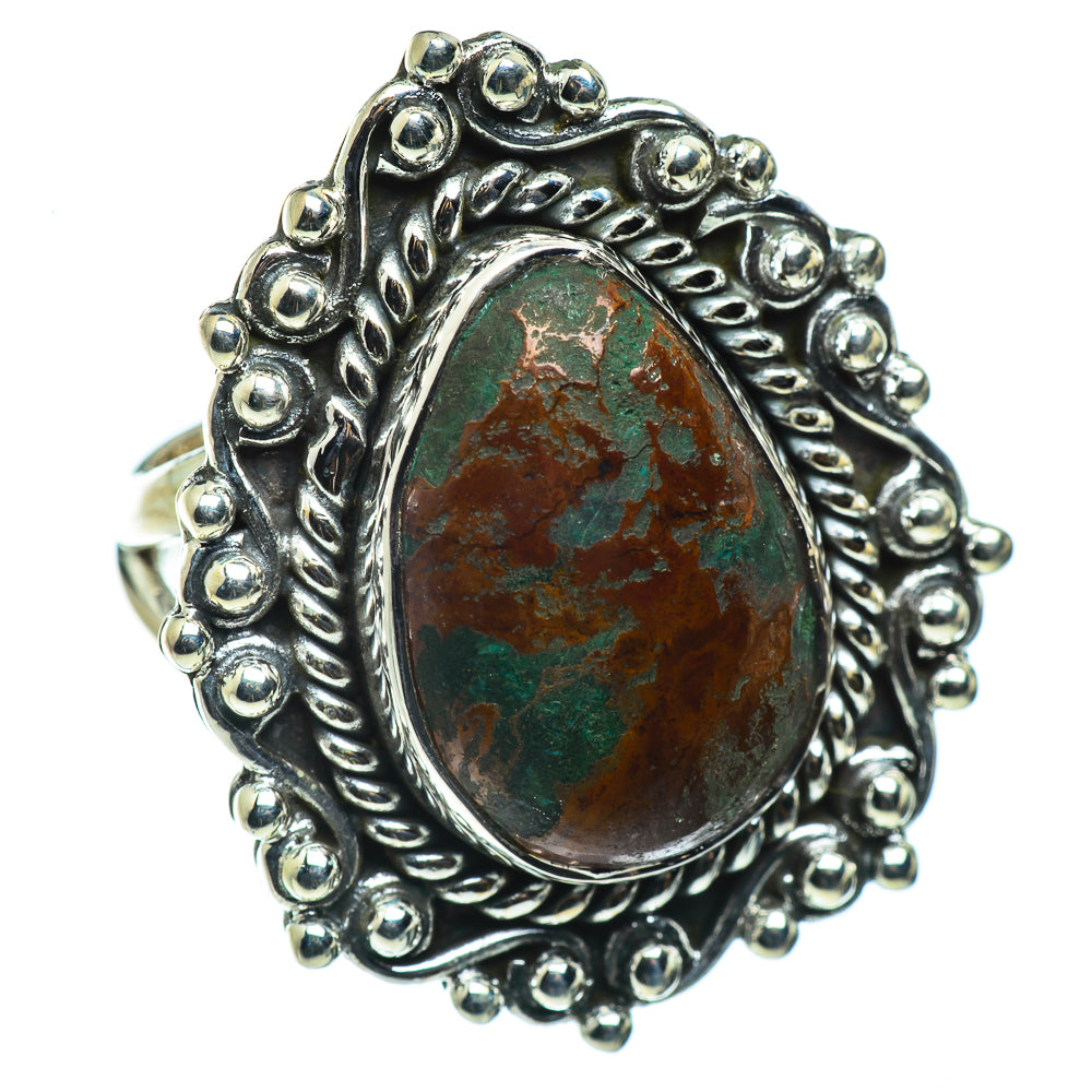 Chrysocolla Rings handcrafted by Ana Silver Co - RING43544