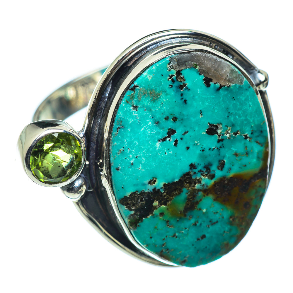 Tibetan Turquoise Rings handcrafted by Ana Silver Co - RING43603
