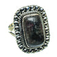 Russian Eudialyte Rings handcrafted by Ana Silver Co - RING43605