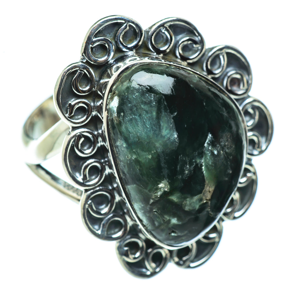 Seraphinite Rings handcrafted by Ana Silver Co - RING43628