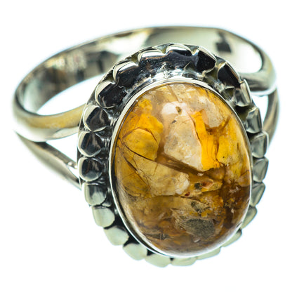 Brecciated Mookaite Rings handcrafted by Ana Silver Co - RING43633