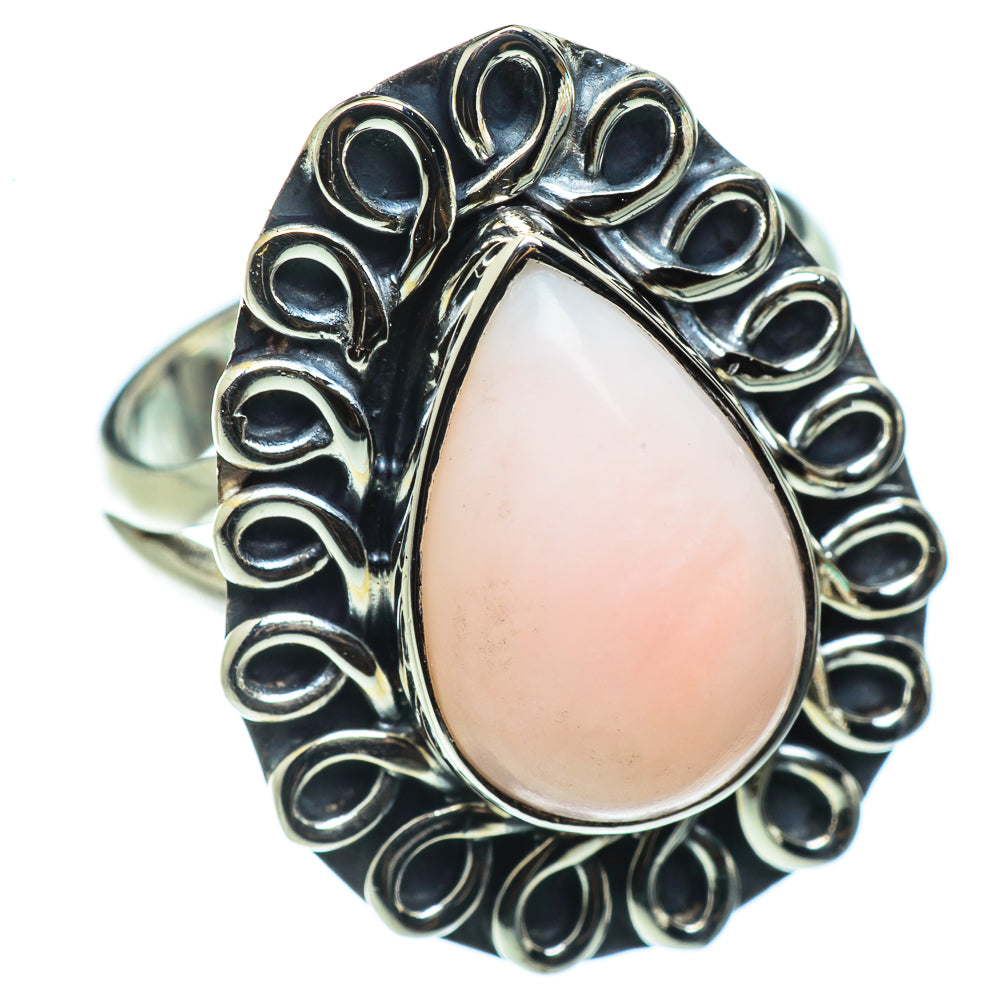 Pink Opal Rings handcrafted by Ana Silver Co - RING43635
