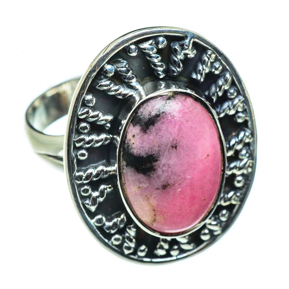 Rhodonite Rings handcrafted by Ana Silver Co - RING43725