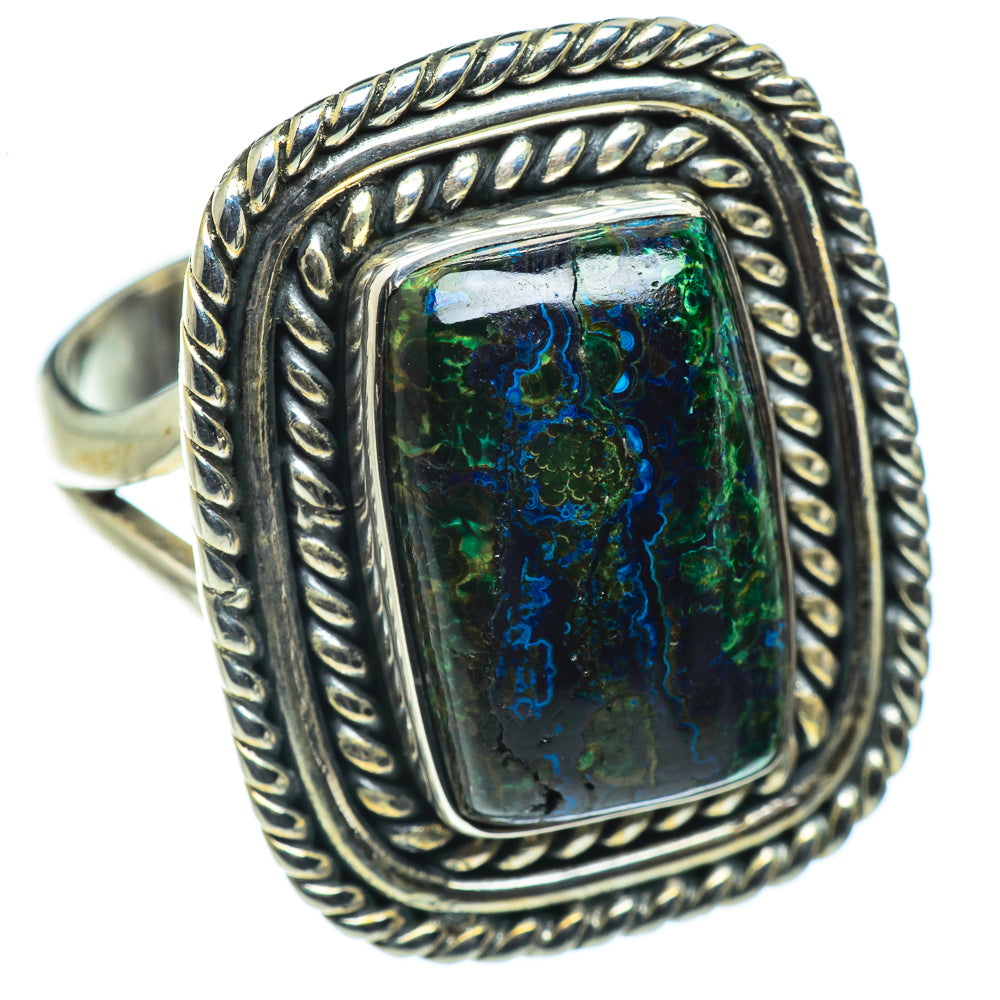 Azurite Rings handcrafted by Ana Silver Co - RING43731