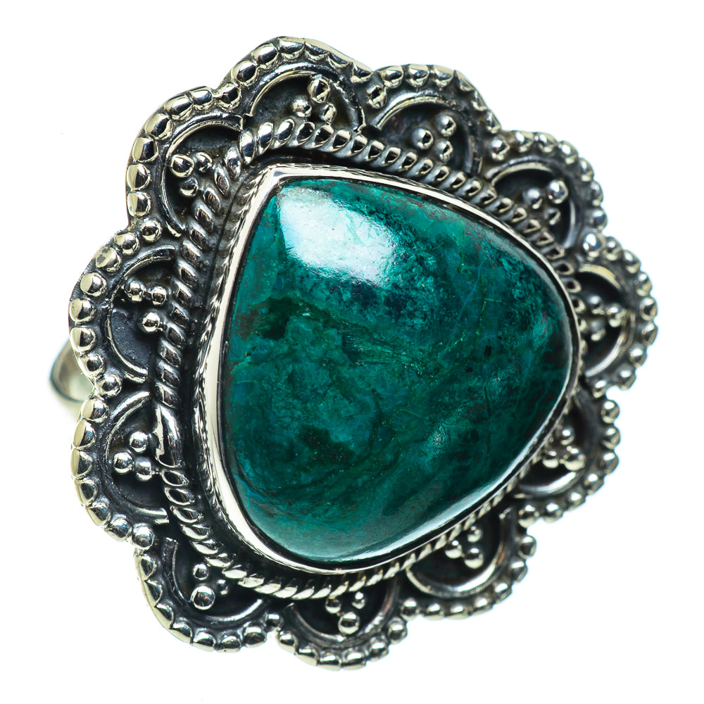 Chrysocolla Rings handcrafted by Ana Silver Co - RING43770