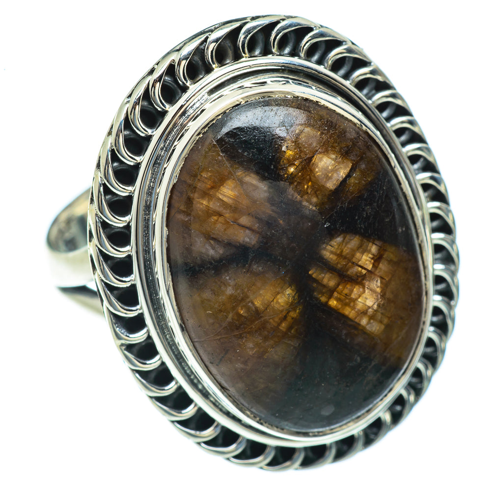 Chiastolite Rings handcrafted by Ana Silver Co - RING43927