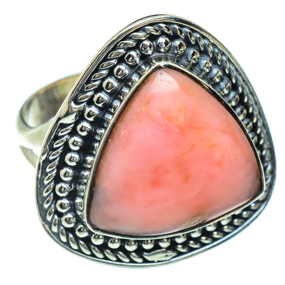 Pink Opal Rings handcrafted by Ana Silver Co - RING43979