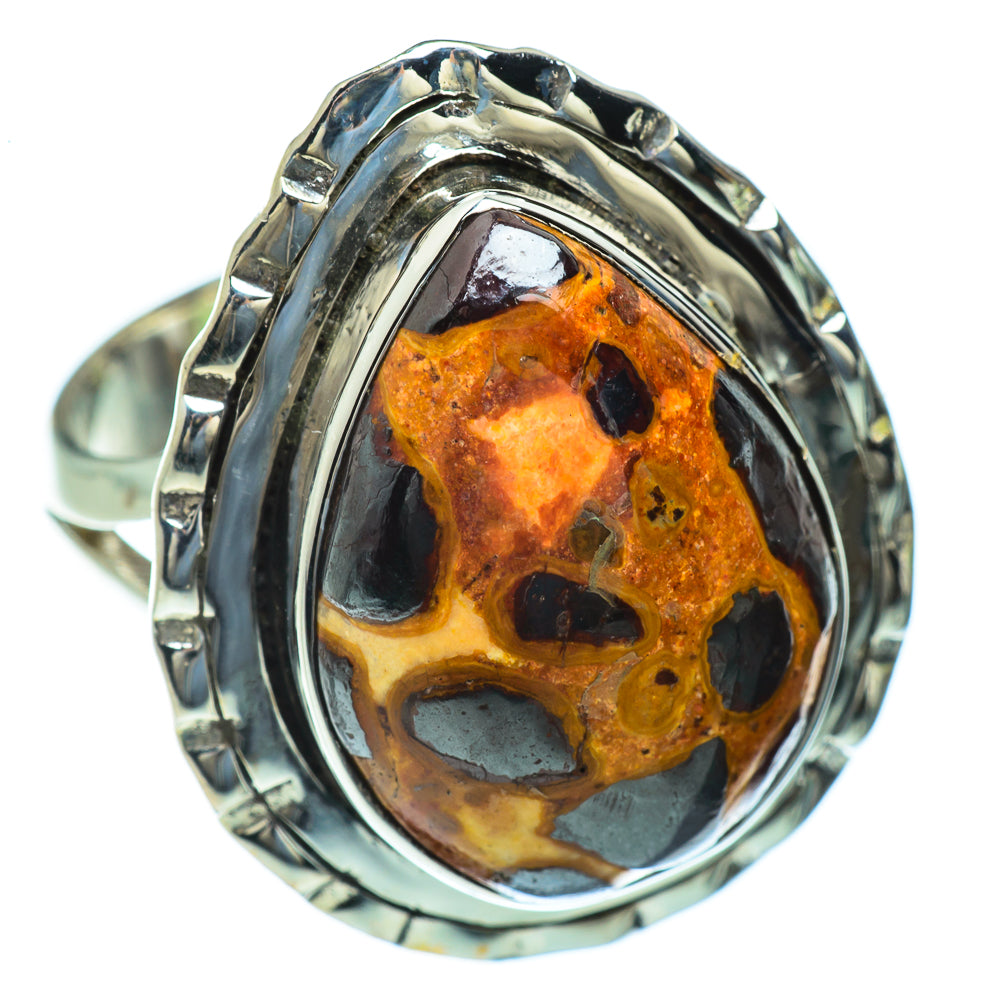 Chert Breccia Rings handcrafted by Ana Silver Co - RING44041 - Photo 2