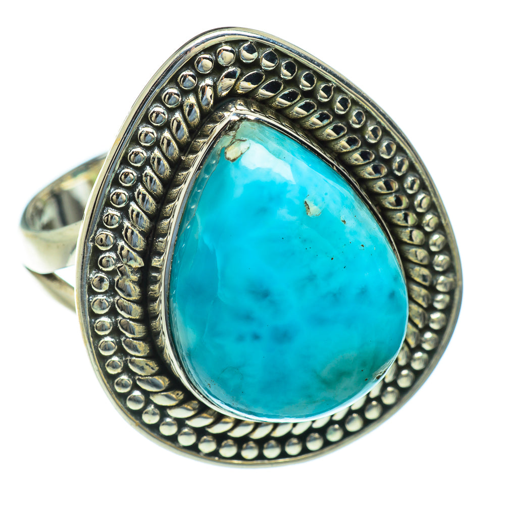 Larimar Rings handcrafted by Ana Silver Co - RING44093