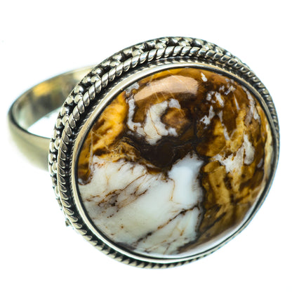 Peanut Wood Jasper Rings handcrafted by Ana Silver Co - RING44097