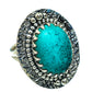 Chrysocolla Rings handcrafted by Ana Silver Co - RING44125
