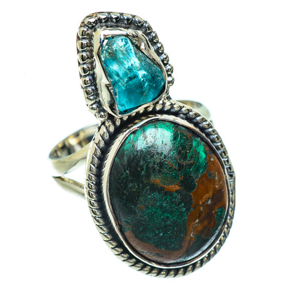 Chrysocolla Rings handcrafted by Ana Silver Co - RING44127