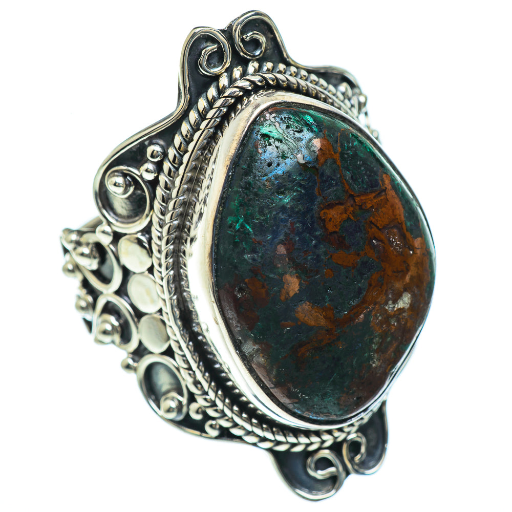 Chrysocolla Rings handcrafted by Ana Silver Co - RING44183