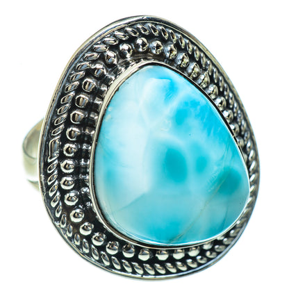 Larimar Rings handcrafted by Ana Silver Co - RING44203